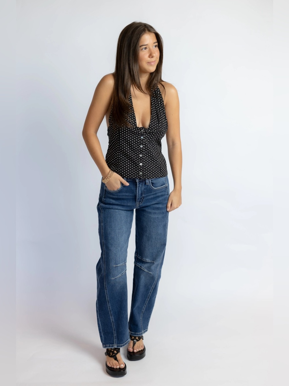 In My Head Barrel Jeans